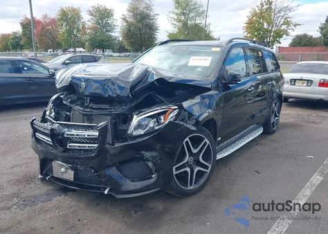 2018 Mercedes-Benz Gls 550 4Matic из США, поврежденный, VIN 4JGDF7DE6JB089170